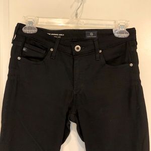 AG “The Legging Ankle” Super Skinny Black Pant 26